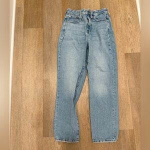 Madewell Women’s curvy perfect  vintage straight  Blue Jeans size 26